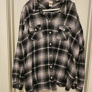 Purple and Black Flannel size 3